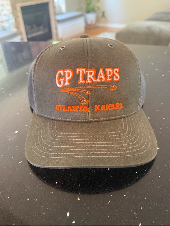 Other - GP Traps Atlanta Kansas Olive Green and Orange Trucker Hat